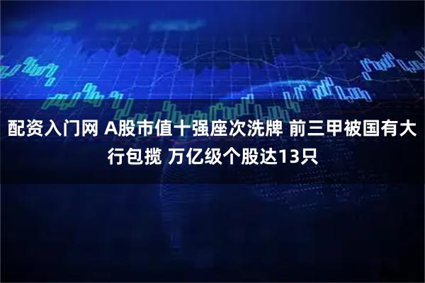 配资入门网 A股市值十强座次洗牌 前三甲被国有大行包揽 万亿级个股达13只