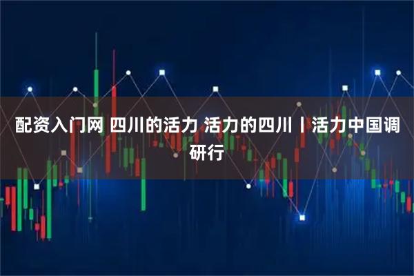 配资入门网 四川的活力 活力的四川丨活力中国调研行