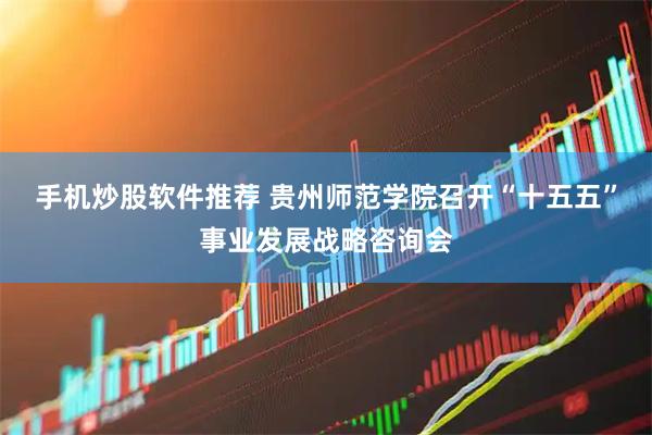 手机炒股软件推荐 贵州师范学院召开“十五五”事业发展战略咨询会